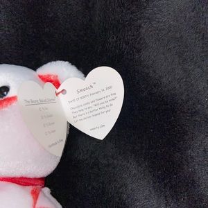 Ty | Toys | New Smooch Beanie Baby Bear | Poshmark